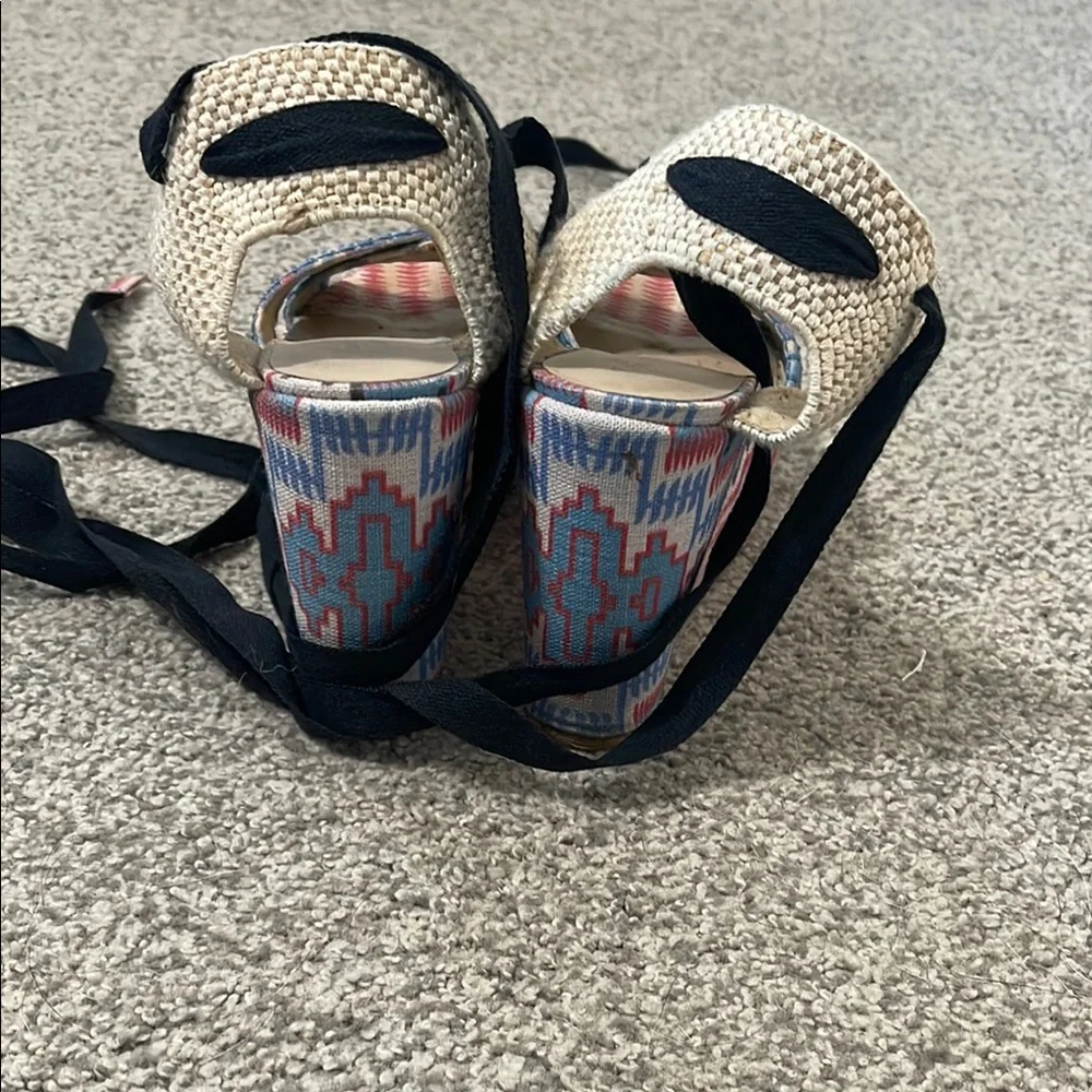 Theodora and Callum lace up wedges - Multicolor - Picture 4 of 7